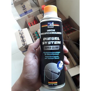 Vệ sinh hệ thống nhiên liệu diesel , kim phun dầu ô tô Bluechem diesel system cleaner