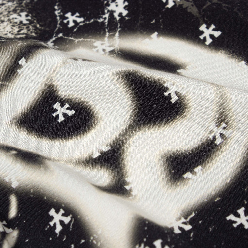 Áo Sơmi  Watercolor All Print Shirt - Black