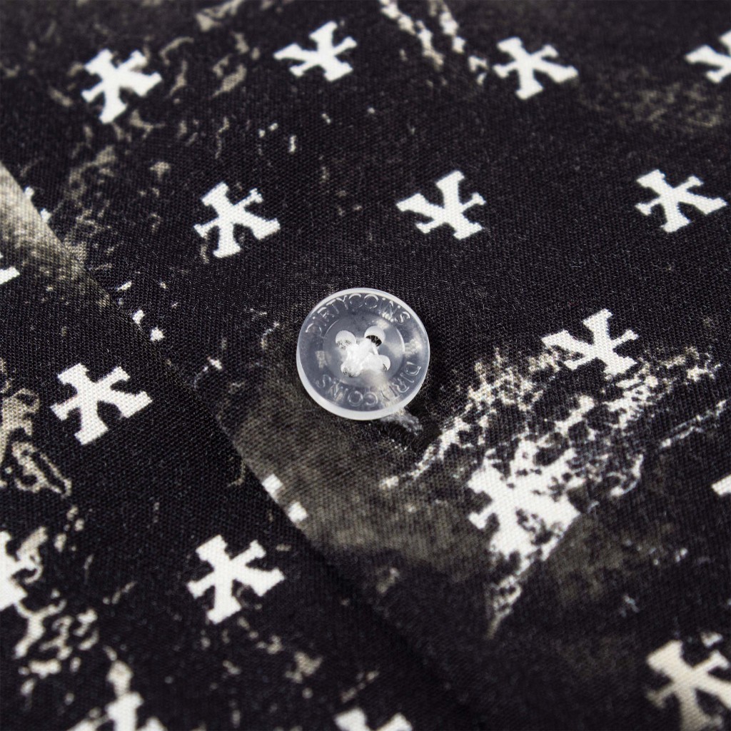 Áo Sơmi  Watercolor All Print Shirt - Black