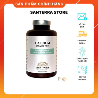 Canxi hữu cơ santerra pháp 120 viên, dễ hấp thu, không lắng cặn.
