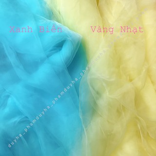 [XẢ HÀNG]🎀 VẢI VOAN THUỶ TINH MỀM ĐẸP - KHỔ 1m5 🎀
