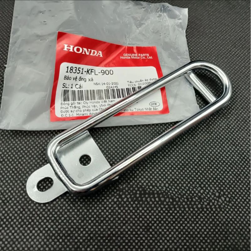 [Chính Hãng] Khung che bảo vệ pô, ống xã xe Future 1 đời đầu Honda