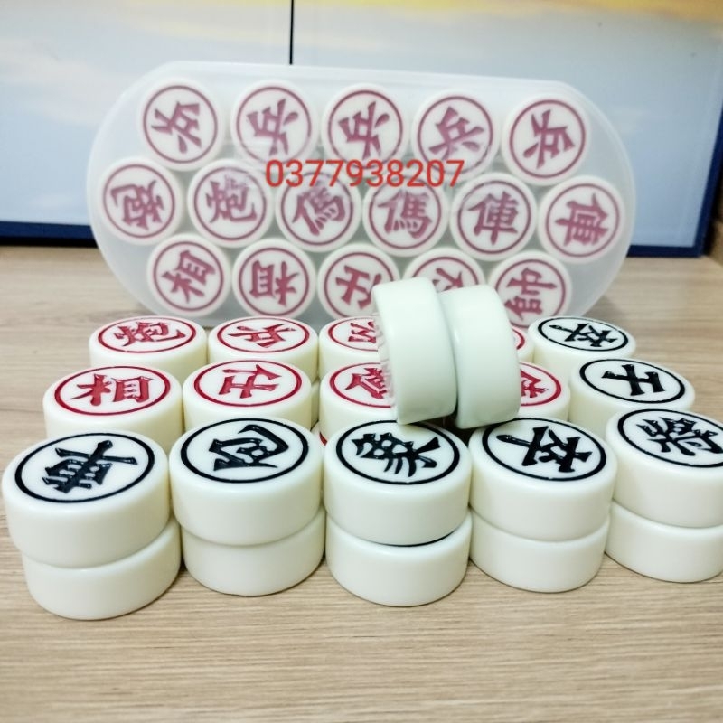 Cờ tướng đế trắng đặc size 33 Đài Loan