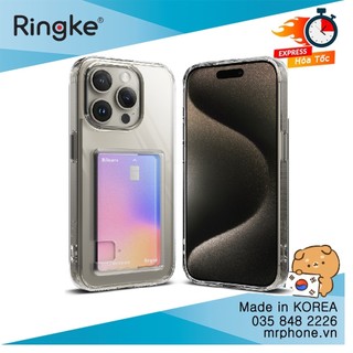 Ốp lưng ringke fusion card hàn quốc cho iphone 15 pro max / 15 pro / 15 plus / 15