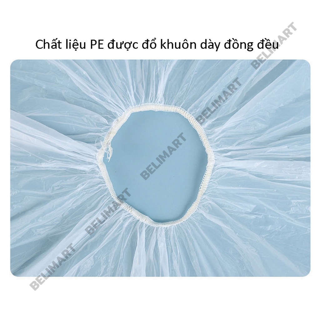 Áo choàng nhuộm tóc, cắt tóc dùng 1 lần, bạt nhuộm tóc tại nhà chống thấm nước, tiện dụng BELIMART BL058