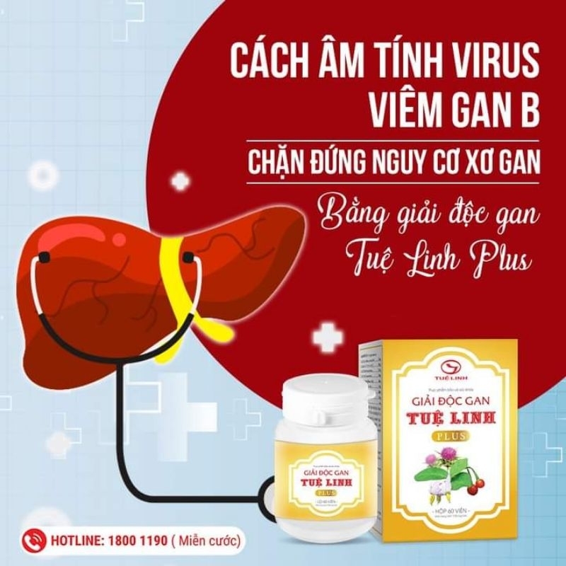 COMBO 5 HỘP  GIẢI ĐỘC GAN TUỆ LINH PLUS-MIỄN PHÍ SHIP_CHUYÊN BIỆT CHO NGƯỜI VIÊM GAN VIRUS VÀ XƠ GAN