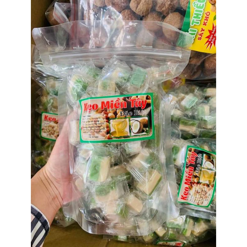 100g kẹo dừa sáp non rau má