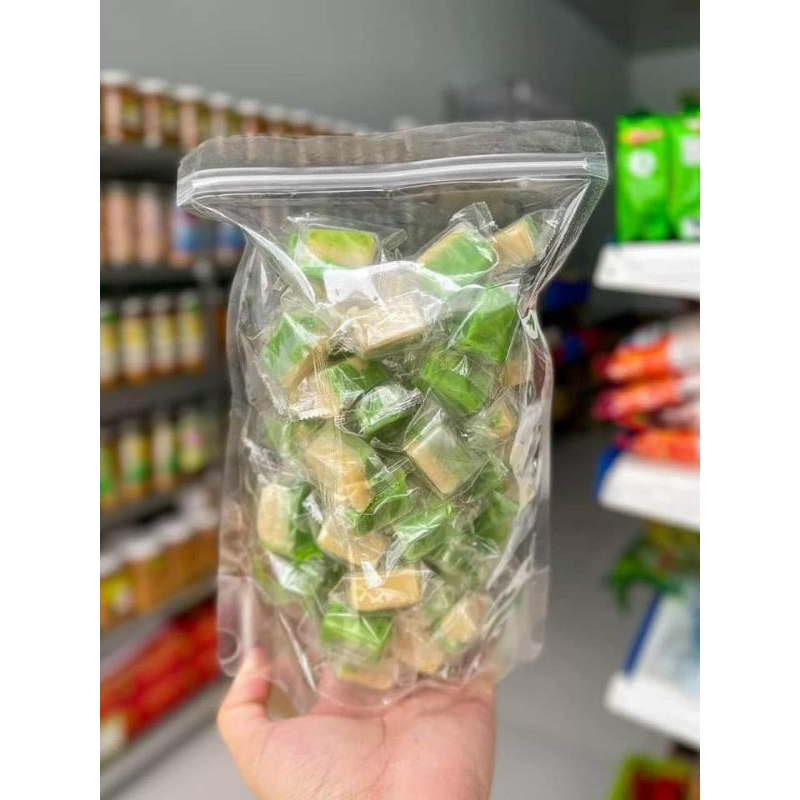 100g kẹo dừa sáp non rau má