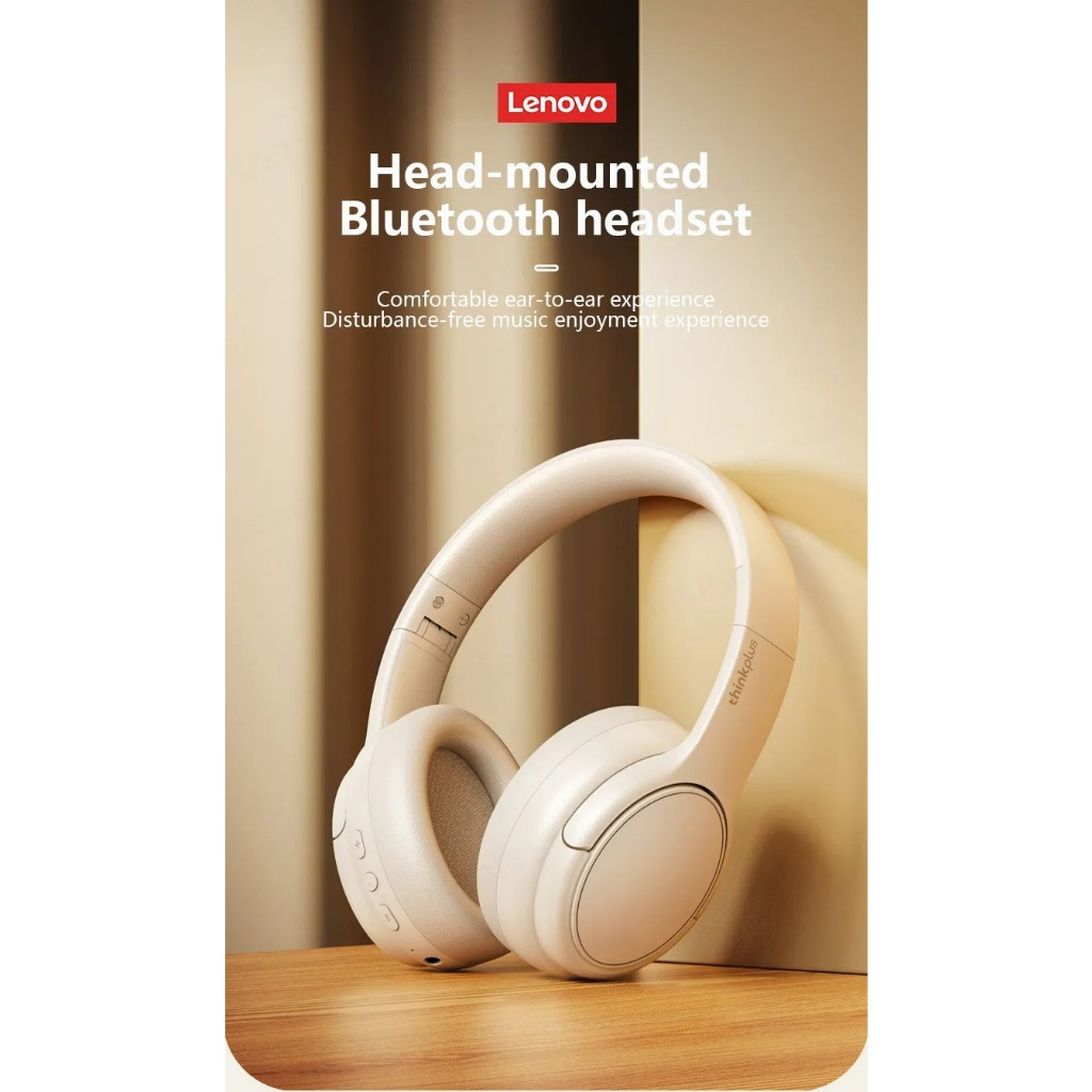 [3 MÀU] Tai nghe Bluetooth 5.3 Lenovo TH20 âm thanh HD sống động - Phù hợp chơi game