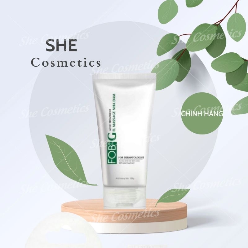 Sữa Rửa Mặt Nha Đam FOB 120g - Chăm Sóc Da Nhờn, Mụn