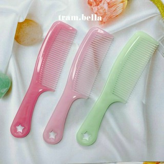 Lược chải tóc mini bỏ túi lược hình tim