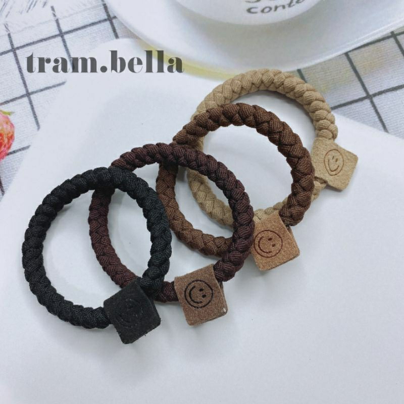 Dây Cột tóc mặt cười phong cách hàn quốc