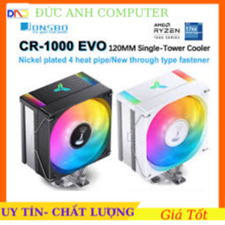 ĐEN/ TRẮNG Quạt Tản Nhiệt, Fan CPU Led RGB JONSBO CR1000- 4 Ống Đồng , Tản Nhiệt Cực Tốt