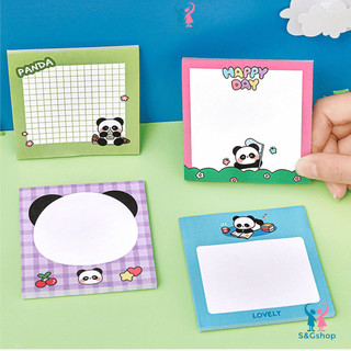Giấy nhớ ghi chú hình chú gấu trúc PANDA, phi hành gia xinh xắn dễ thương, note cute nhiều sắc màu