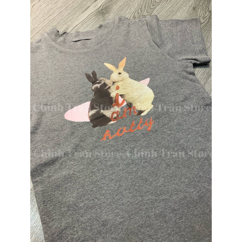 Áo thun ôm cổ tròn in hình THỎ dễ thương chất thun co giãn 4 chiều - Chinh Trần Store