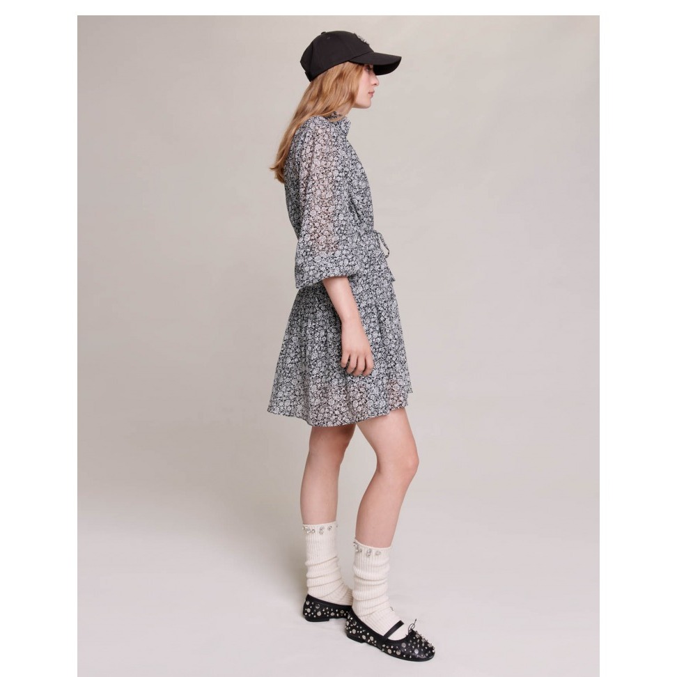 U115 Váy hoa nhí xuất dư của MAJE