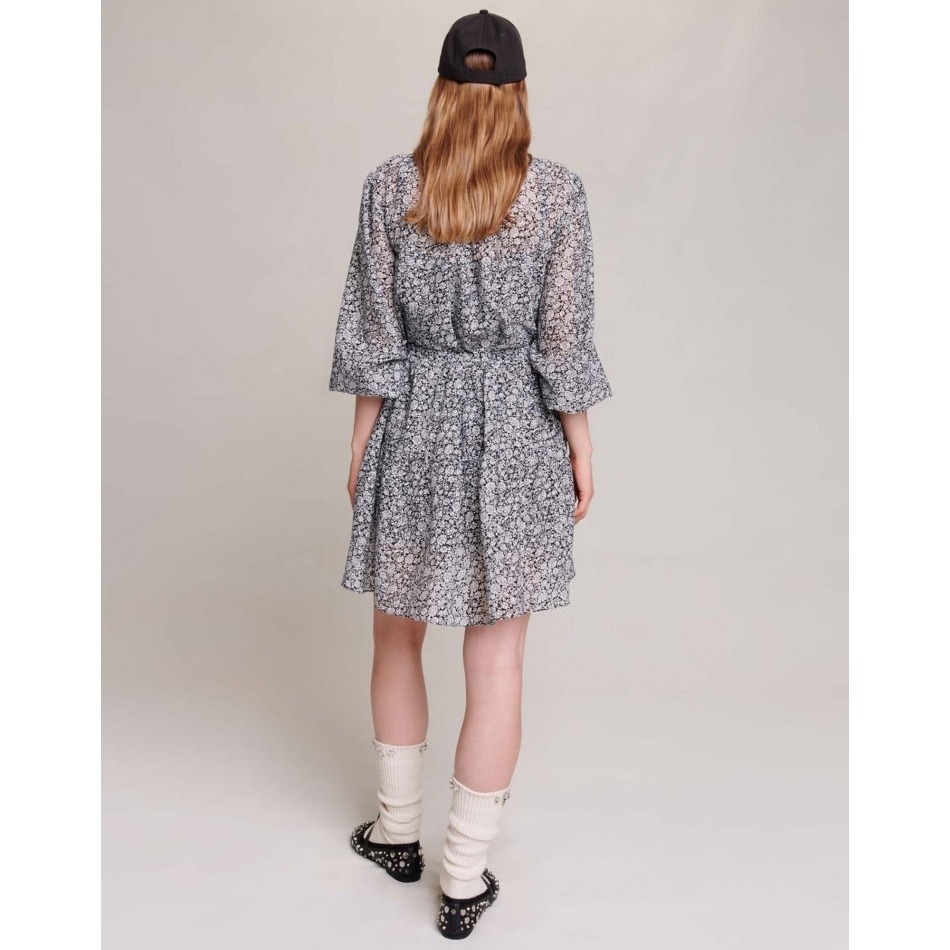 U115 Váy hoa nhí xuất dư của MAJE