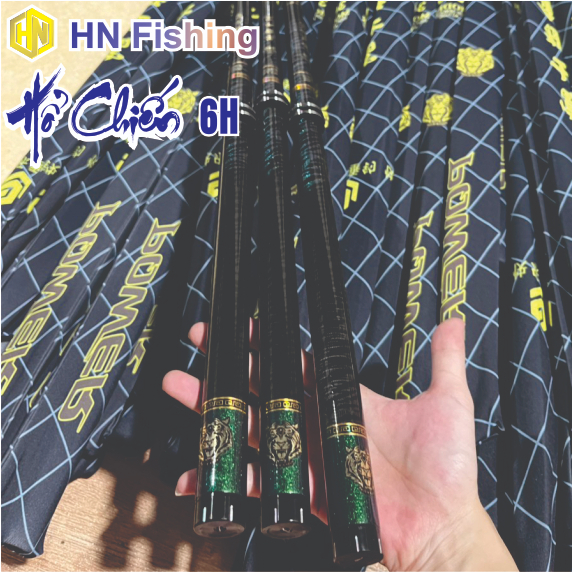Cần câu tay Hổ Chiến 6H, cần câu đơn câu đài giá rẻ. Hàng chính hãng chuyên câu tổng hợp. Hoàng Nam Fishing