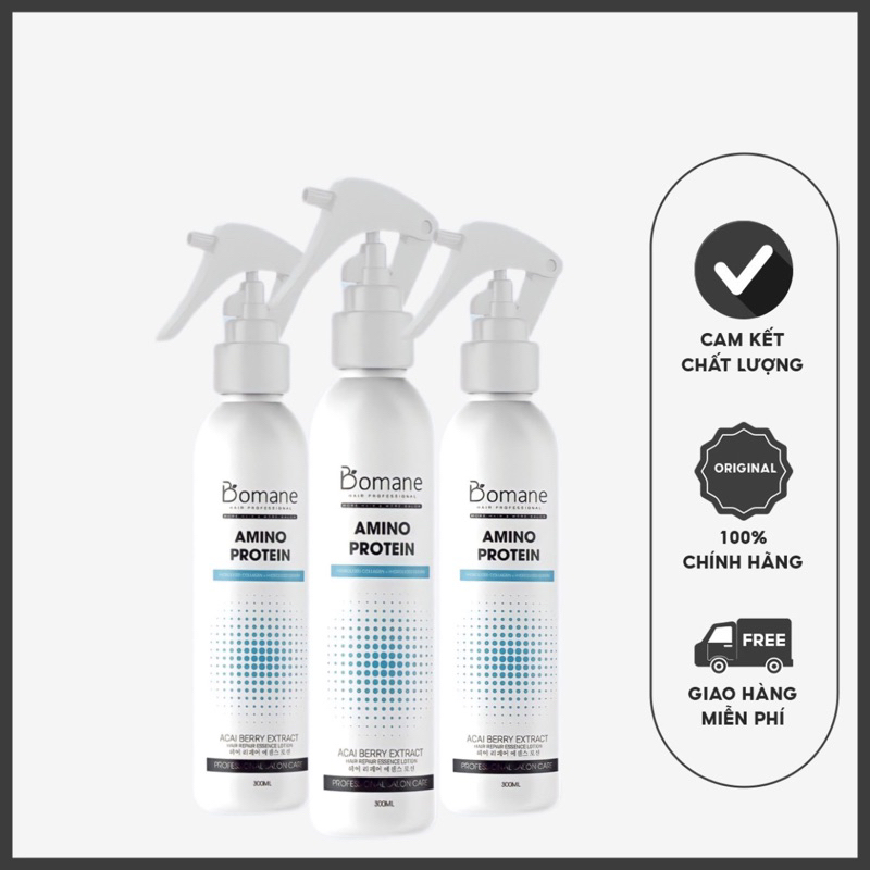 Xịt dưỡng Bomane Phục Hồi Tóc Hư Tổn Nặng Và Kích Thích Mọc Tóc 300ML (MUA 4 TẶNG 1)