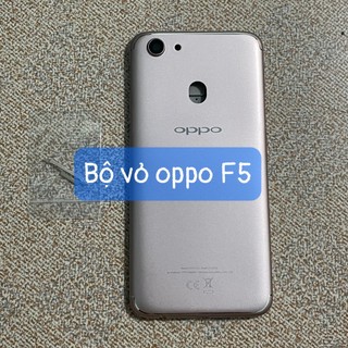 bộ vỏ oppo F5 ,kèm khay sim,phím,lắp sẵn kính camera