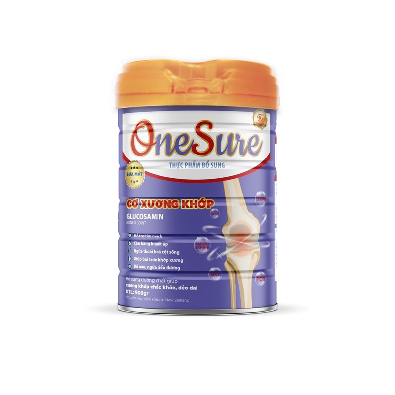 Lon 900g sữa OneSure xương khớp