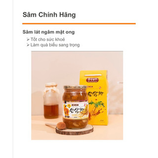 Sâm lát ngâm mật ong miwami