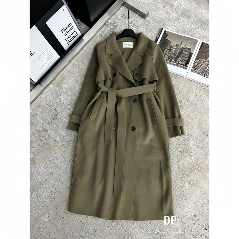 Áo khoác dạ nữ dáng dài phong cách hàn quốc, thời trang cao cấp 2023