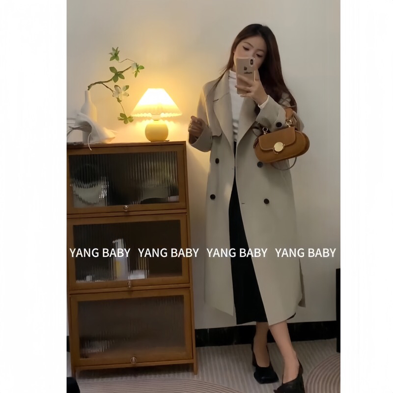 Áo khoác dạ nữ dáng dài phong cách hàn quốc, thời trang cao cấp 2023