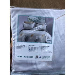 DRAP LỤA TENCEL 60s (1m4x2m) 4 món không mền