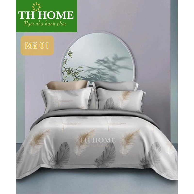 DRAP LỤA TENCEL 60s (1m4x2m) 4 món không mền