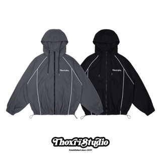 Áo khoác gió V2 - vải dù 2 lớp trượt nước // THOXRI