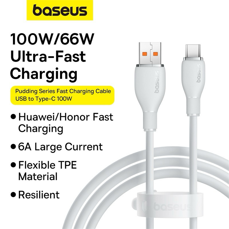 Dây Cáp Sạc Nhanh Baseus Pudding Series 100 W Cho Huawei