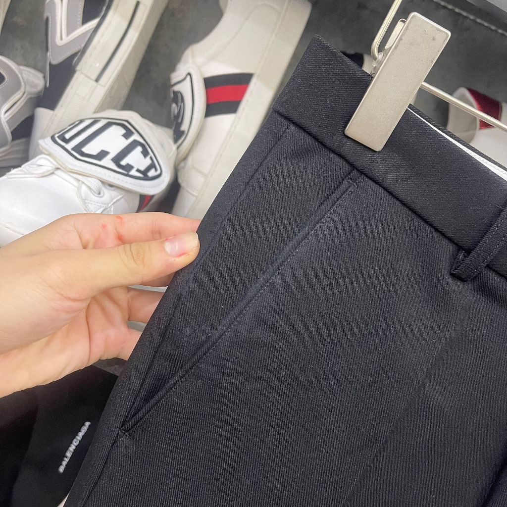 QUẦN TÂY ÂU NAM , QUẦN VẢI BOY PHỐ TRENDING - THÊU 4 XỌC THOM-E