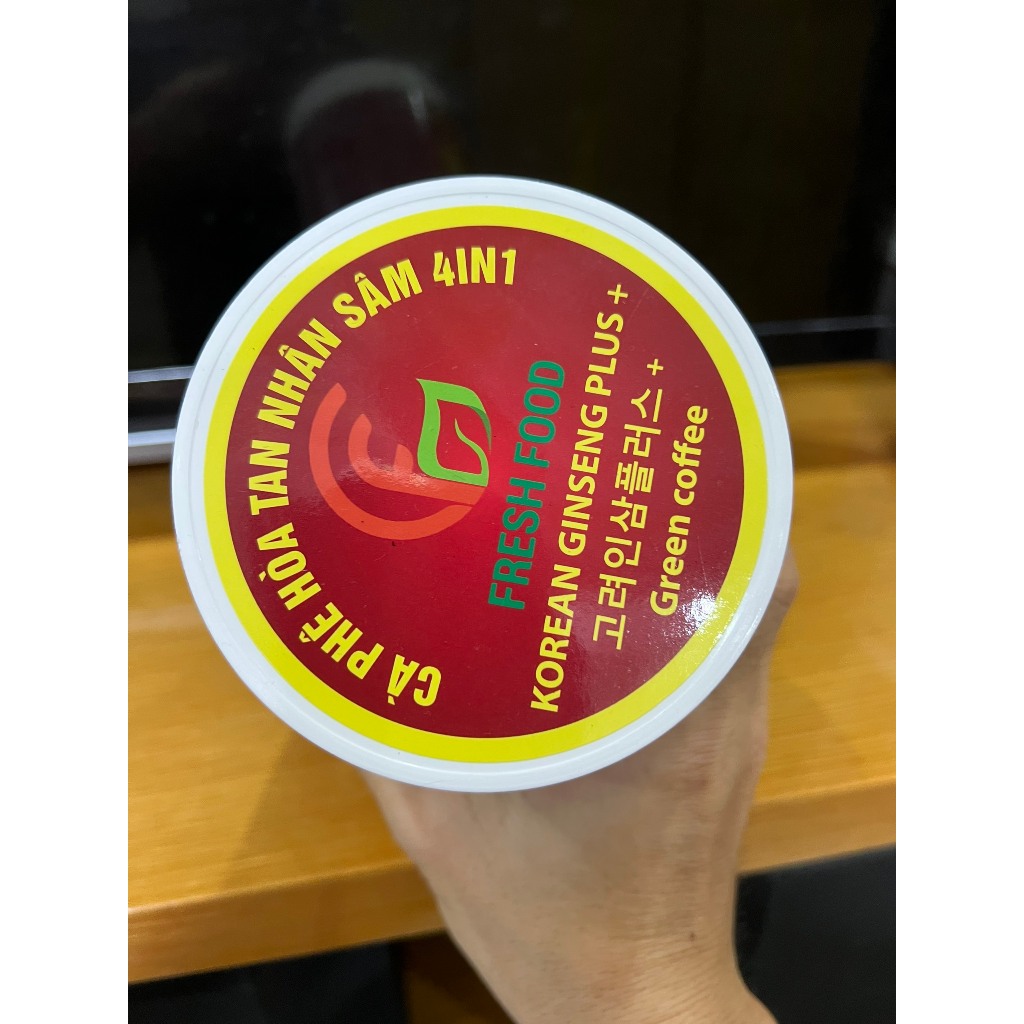 Cà phê bột hòa tan từ nhân sâm Hàn Quốc 4IN1 tốt sức khỏe