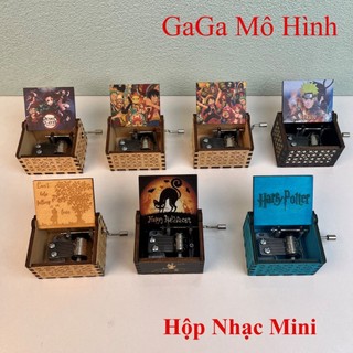 Hộp nhạc gỗ mini anime cực đẹp - music box