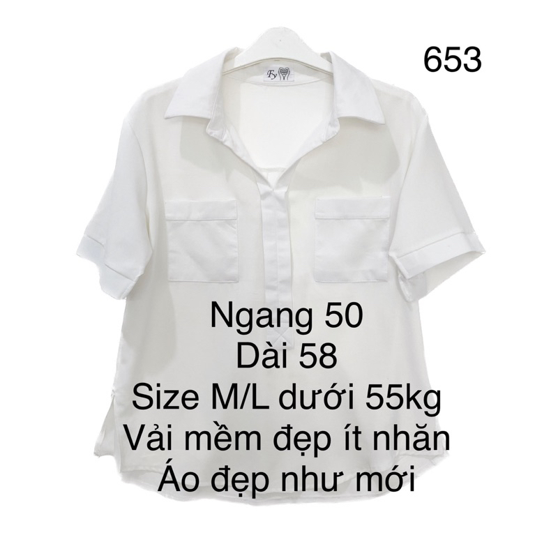 Thanh lý / 2hand/ pass đồ cá nhân áo sơ mi nữ, sơ mi trắng, áo kiểu nữ, áo sơ mi form rộng