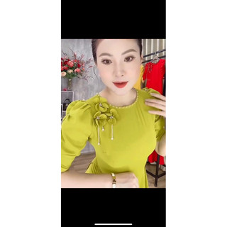 Áo dài đính hoa