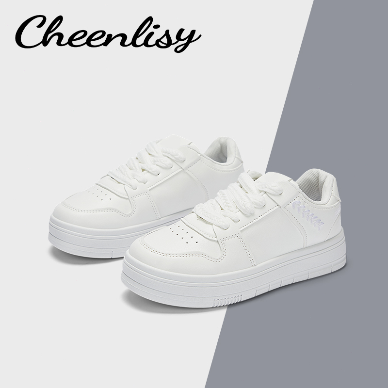 Cheenlisy thời trang nam và nữ giày flatboard giày không thấm nước phổ sinh viên giày