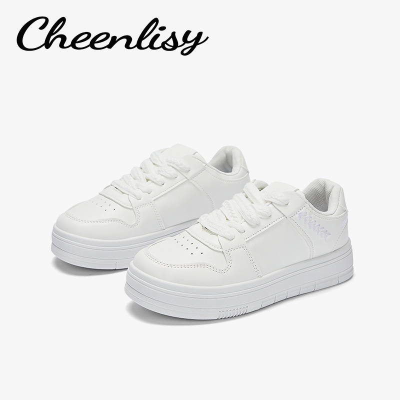 Cheenlisy thời trang nam và nữ giày flatboard giày không thấm nước phổ sinh viên giày
