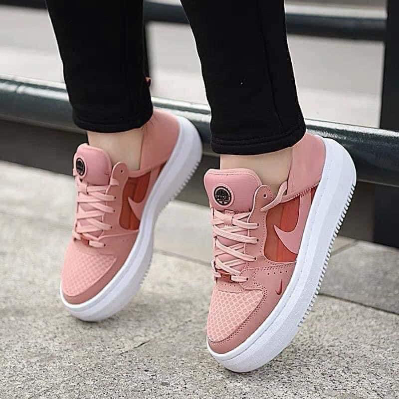 Giầy thể thao nữ Ni.ke Court Vision Alta Pink Cw6536 Authentic Nhật bản
