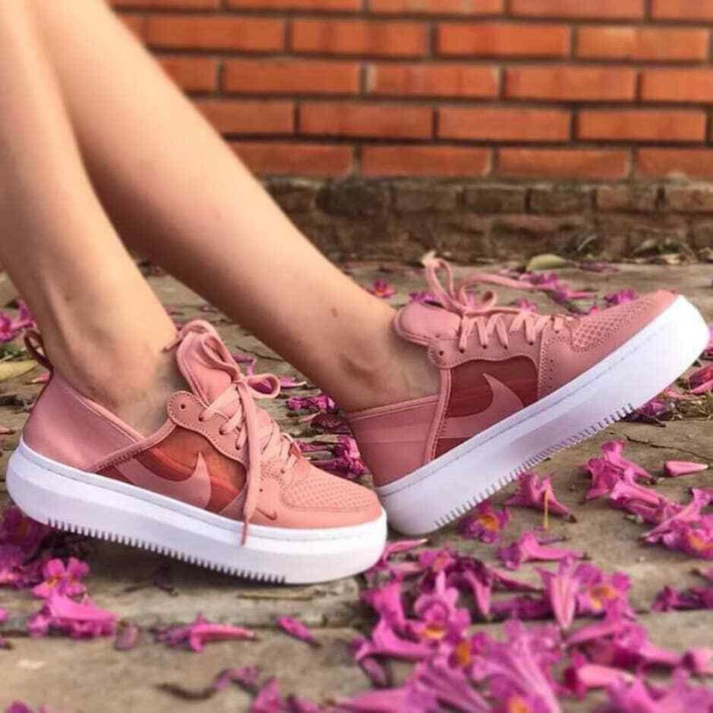 Giầy thể thao nữ Ni.ke Court Vision Alta Pink Cw6536 Authentic Nhật bản