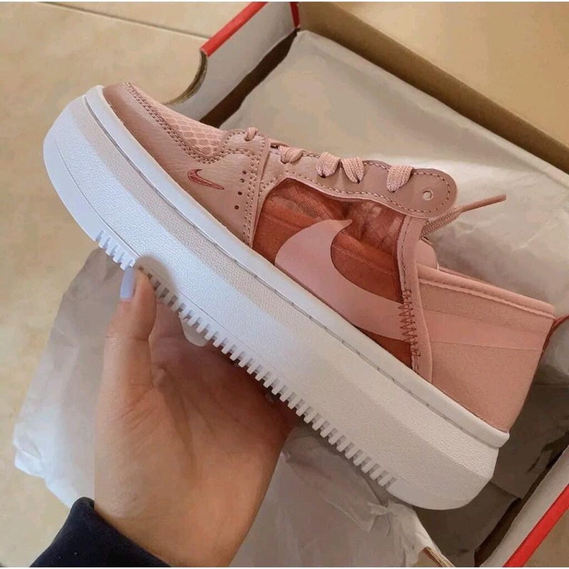 Giầy thể thao nữ Ni.ke Court Vision Alta Pink Cw6536 Authentic Nhật bản