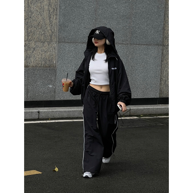 Set đồ thể thao khoác gió quần dù V2 // THOXRI