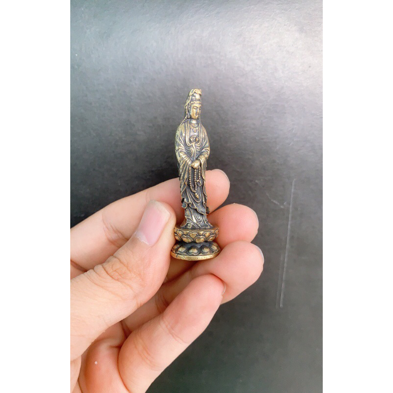 Tượng đồng phật bà quan âm mini