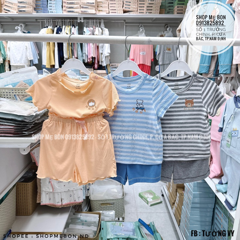 Bộ Nous cộc tay chất peptit cho bé trai bé gái