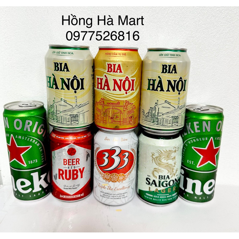 Compo 4 Lon Bia Hà Nộ- Sài Gòn -333-RuBy-Heineke