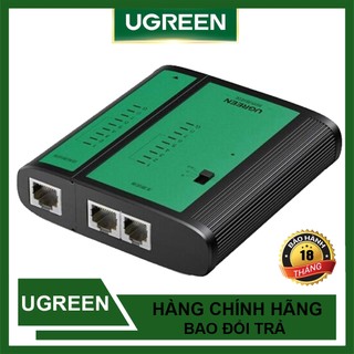 Bộ Test cáp mạng Cao Cấp Ugreen 10950 Chính hãng NW167 (RJ45+RJ11+Pin) có đèn LED