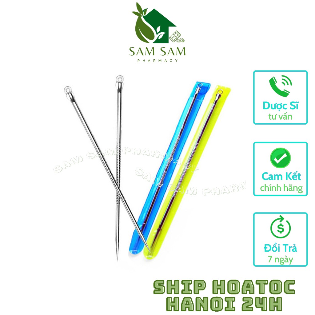 ✔️️️Cây nặn mụn - Que nặn mụn Inox