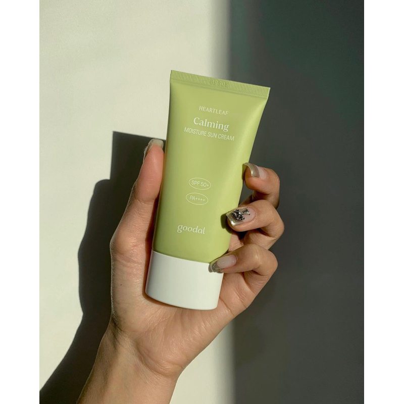 Kem Chống Nắng Goodal Heartleaf Calming Moisture Sun Cream Cho Da Mụn Nhạy Cảm