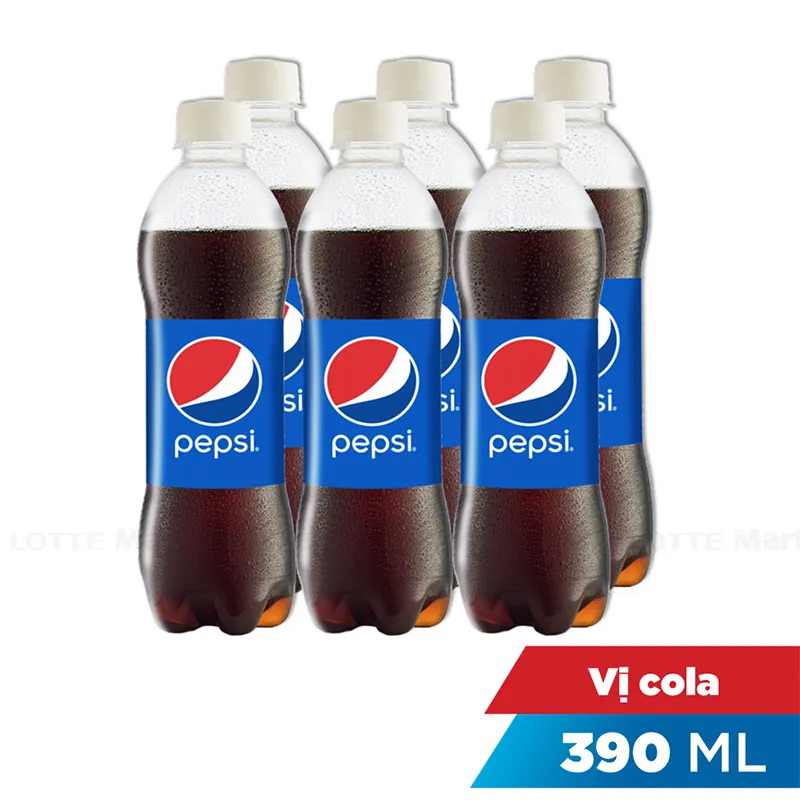 Thùng nước ngọt có Gas Pepsi 24 chai 390ml